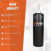 Danoz Fitness - 37kg Boxing Punching Bag Filled Heavy Duty - Incl. Delivery - danozdirect
