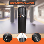 Danoz Fitness - 37kg Boxing Punching Bag Filled Heavy Duty - Incl. Delivery - danozdirect