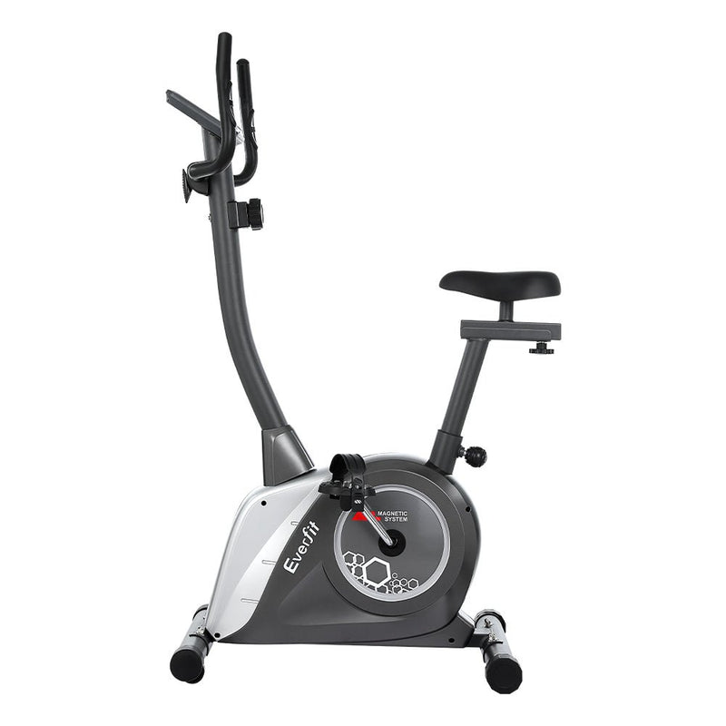 Danoz Fitness - Everfit Magnetic Exercise Bike Upright Bike Fitness Home Gym Cardio - danozdirect