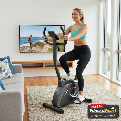 Danoz Fitness - Everfit Magnetic Exercise Bike Upright Bike Fitness Home Gym Cardio - danozdirect