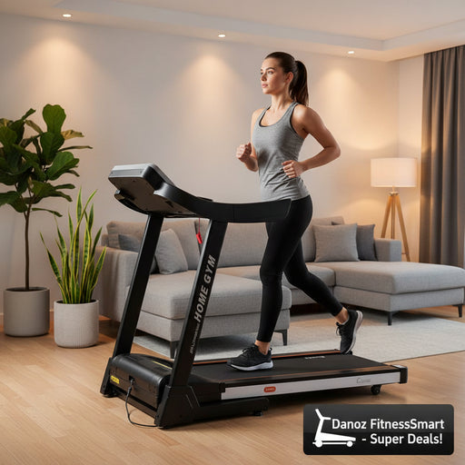 Danoz Fitness - Everfit Treadmill Electric Auto Level Incline Home Gym Fitness Exercise 450mm - Free Delivery - danozdirect..