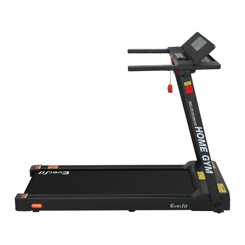 Danoz Fitness - Everfit Treadmill Electric Home Gym Fitness Exercise Fully Foldable 450mm Black - Free Delivery - danozdirect
