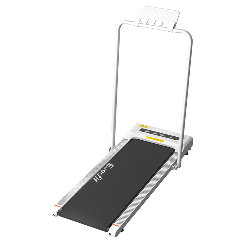 Danoz Fitness - Everfit Treadmill Electric Walking Pad Under Desk Home Gym Fitness 380mm White - danozdirect