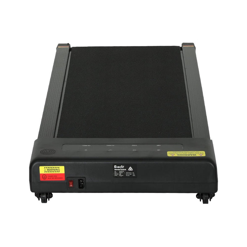 Danoz Fitness - Everfit Treadmill Electric Walking Pad Under Desk Home Gym Fitness 400mm Black - Free Delivery - danozdirect