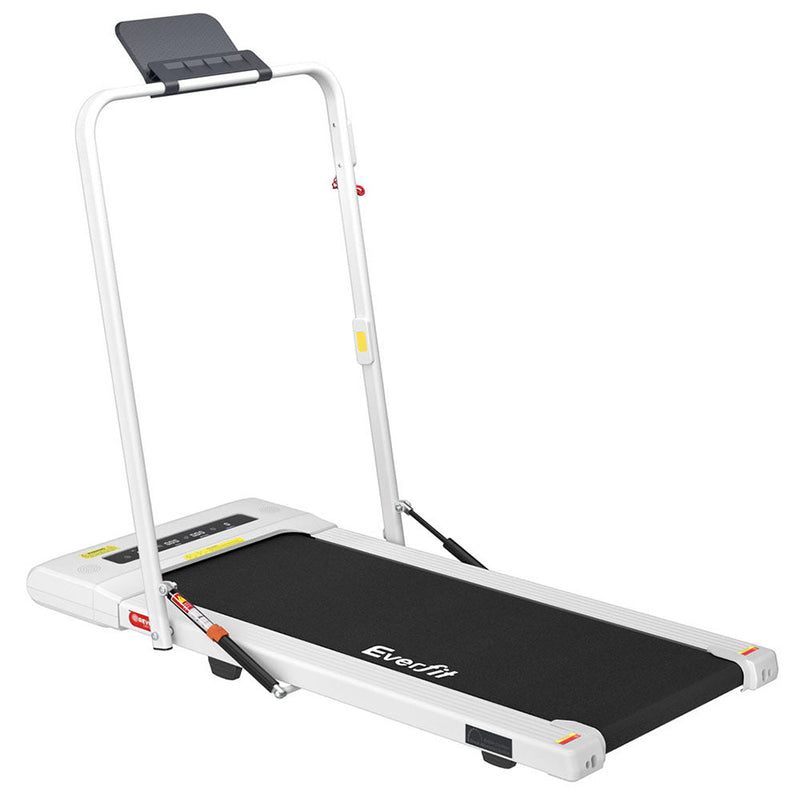 Danoz Fitness - Everfit Treadmill Electric Walking Pad Under Desk Home Gym Fitness 400mm White - danozdirect