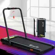 Danoz Fitness - Everfit Treadmill Electric Walking Pad Under Desk Home Gym Fitness 420mm Remote - danozdirect