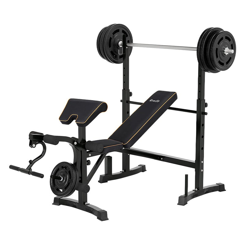 Danoz Fitness - Everfit Weight Bench 10 in 1 Bench Press Home Gym Station 330kg Capacity - danozdirect