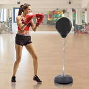 Danoz Fitness - Free - Standing Boxing Set: PU Punching Ball & Boxing Gloves - Free Postage - danozdirect