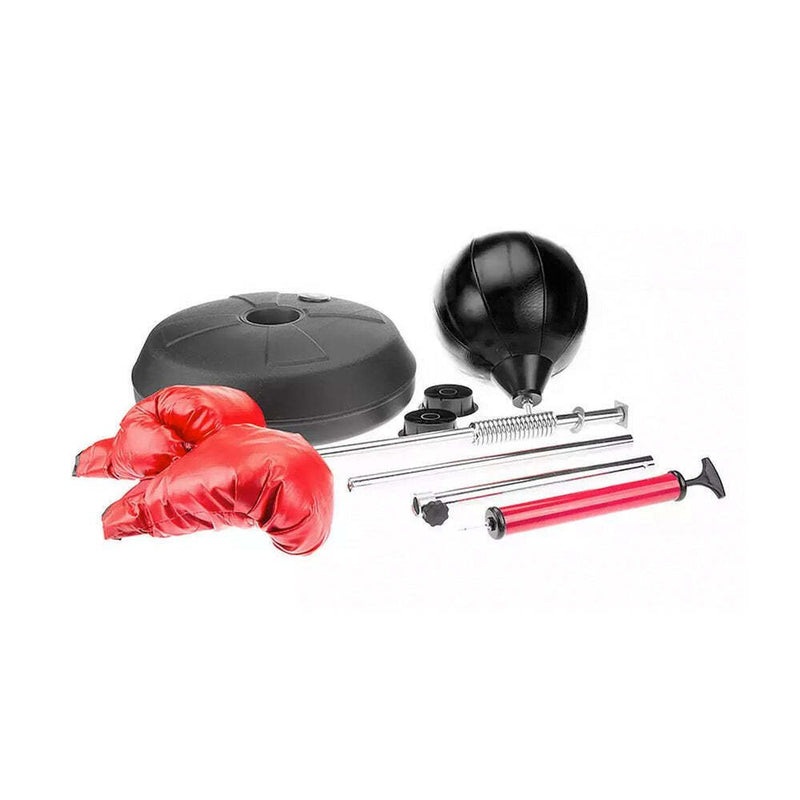 Danoz Fitness - Free - Standing Boxing Set: PU Punching Ball & Boxing Gloves - Free Postage - danozdirect
