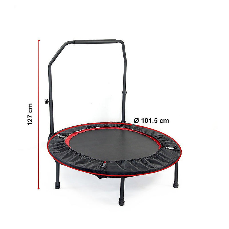 Danoz Fitness - Mini Rebounder Trampoline With Handle Rail - Inc. Delivery - danozdirect