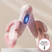Danoz Fitness - Pink Smart Kegel & Thigh Master with Digital Counter - Adjustable Pelvic Floor Trainer for Women's Home Workout - danozdirect