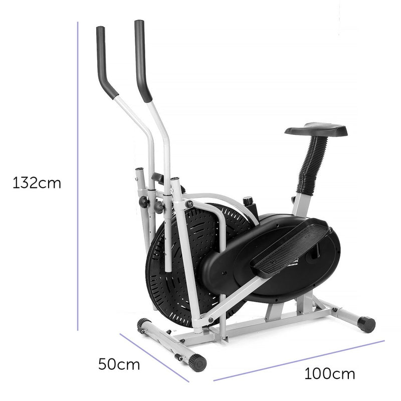 Danoz Fitness - Powertrain 2 - in - 1 Elliptical Cross Trainer and Exercise Bike - danozdirect