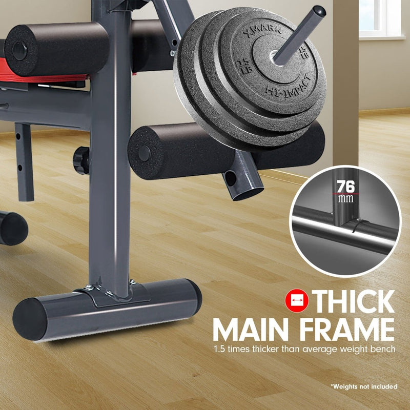 Danoz Fitness - Powertrain Adjustable Weight Bench Home Gym Bench Press - 302 - Incl. Delivery - danozdirect