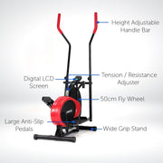 Danoz Fitness - Powertrain Elliptical Cross Trainer Bike - Including Delivery - danozdirect