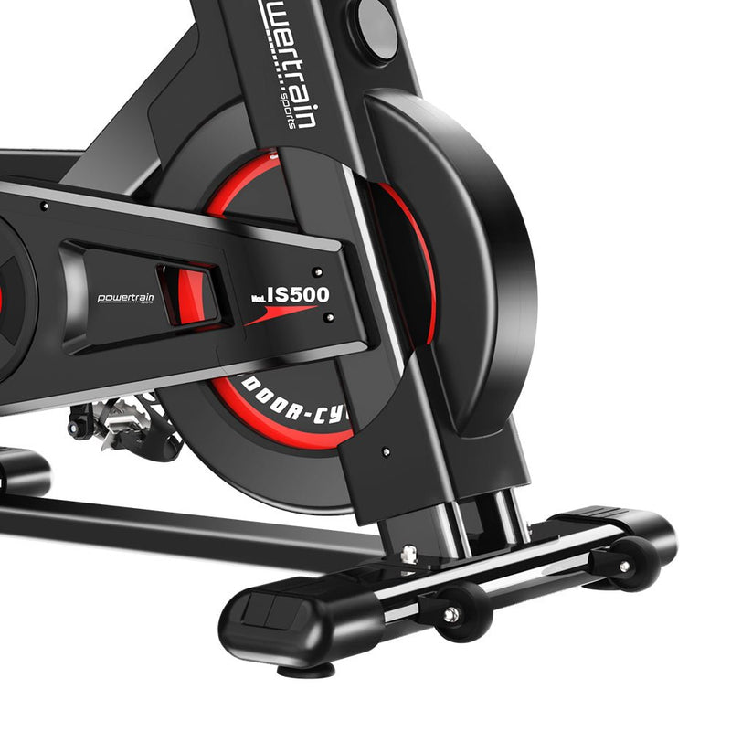 Danoz Fitness - Powertrain IS - 500 Heavy - Duty Exercise Spin Bike Electroplated - Black - Incl. Delivery - danozdirect