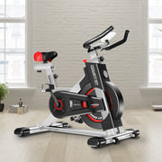Danoz Fitness - Powertrain IS - 500 Heavy - Duty Exercise Spin Bike Electroplated - Silver - Inc. Delivery - danozdirect