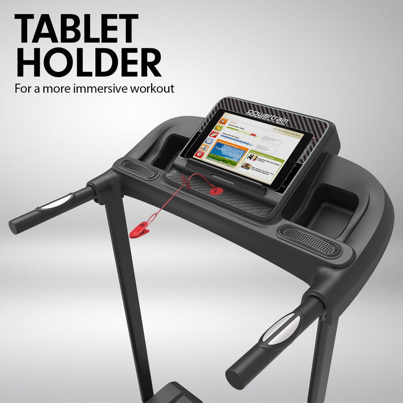Danoz Fitness - Powertrain K100 Electric Treadmill Foldable Home Gym Cardio - Incl Delivery - danozdirect