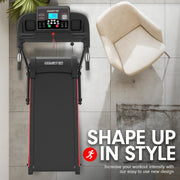 Danoz Fitness - Powertrain K100 Electric Treadmill Foldable Home Gym Cardio - Incl Delivery - danozdirect