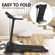 Danoz Fitness - Powertrain K100 Electric Treadmill Foldable Home Gym Cardio - Incl Delivery - danozdirect