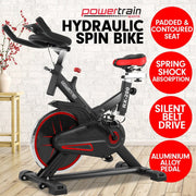 Danoz Fitness - Powertrain RX - 200 Exercise Spin Bike Cardio Cycling - Red - Incl Delivery - danozdirect