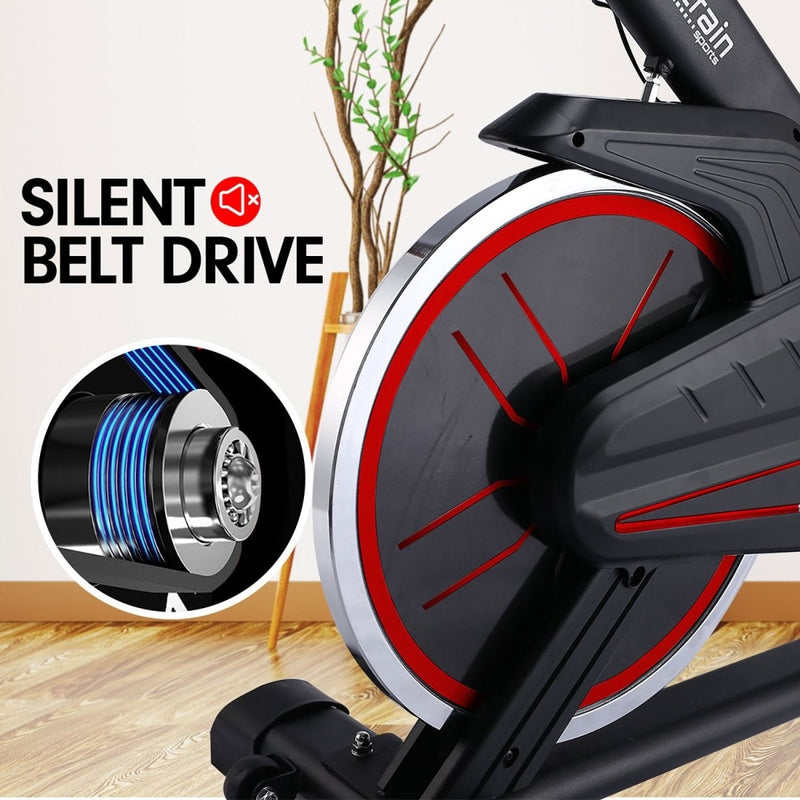 Danoz Fitness - Powertrain RX - 200 Exercise Spin Bike Cardio Cycling - Red - Incl Delivery - danozdirect
