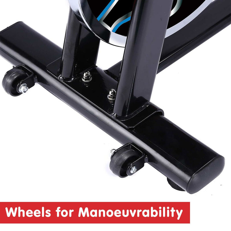 Danoz Fitness - PowerTrain RX - 600 Exercise Spin Bike Cardio Cycle - Blue - Incl Delivery - danozdirect