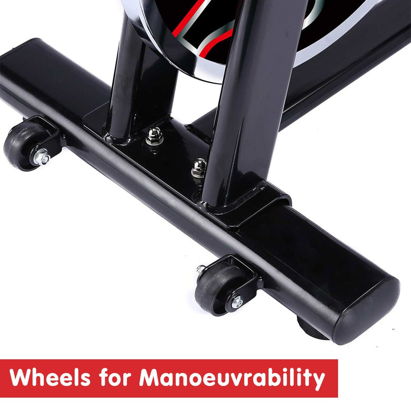 Danoz Fitness - Powertrain RX - 600 Exercise Spin Bike Cardio Cycle - Red - Incl Delivery - danozdirect