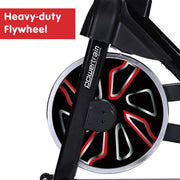 Danoz Fitness - Powertrain RX - 600 Exercise Spin Bike Cardio Cycle - Red - Incl Delivery - danozdirect