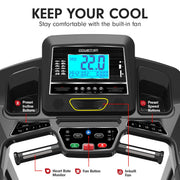 Danoz Fitness - Professional Powertrain K2000 Treadmill w/ Fan & Auto Incline Speed 22km/h - Incl. Delivery - danozdirect