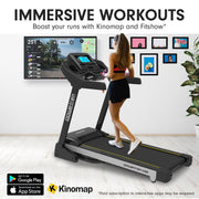 Danoz Fitness - Professional Powertrain K2000 Treadmill w/ Fan & Auto Incline Speed 22km/h - Incl. Delivery - danozdirect