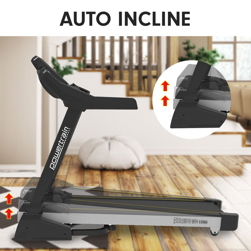 Danoz Fitness - Professional Powertrain K2000 Treadmill w/ Fan & Auto Incline Speed 22km/h - Incl. Delivery - danozdirect