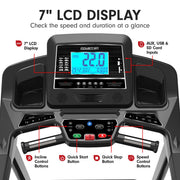 Danoz Fitness - Professional Powertrain K2000 Treadmill w/ Fan & Auto Incline Speed 22km/h - Incl. Delivery - danozdirect