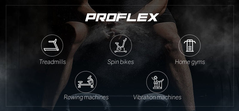 Danoz Fitness - PROFLEX Treadmill Bluetooth Running Machine Foldable Small Compact Home Electric - danozdirect