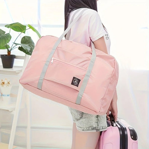 Danoz Foldable Travel Duffel Bag for Airlines Carry on Bag for Women and Girls Lightweight Large Capacity Sports Weekend Trip Overnight - Buy 1 Get 1 Free! - danozdirect