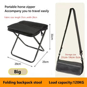 Danoz Folding SmartStool for outdoor leisure, camping, and hiking fishing trips, convenient shoulder bag style portable stool for storage - danozdirect