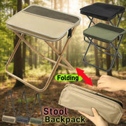 Danoz Folding SmartStool for outdoor leisure, camping, and hiking fishing trips, convenient shoulder bag style portable stool for storage - danozdirect