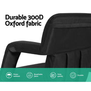 Danoz Furniture - Artiss 2X Floor Lounge Sofa Bed With Armrest Heated Cushion - danozdirect