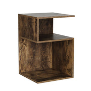 Danoz Furniture - Artiss Bedside Table Shelves! Featuring ample storage space and a stylish rustic oak finish - danozdirect