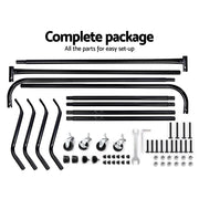 Danoz Furniture 🪑Artiss Clothes Rack Coat Stand 6FT Rail Wheels - Incl Postage - danozdirect