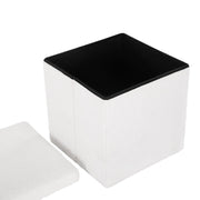 Danoz Furniture - Artiss Ottoman Storage Foot Stool Square Teddy Fabric Pink - danozdirect