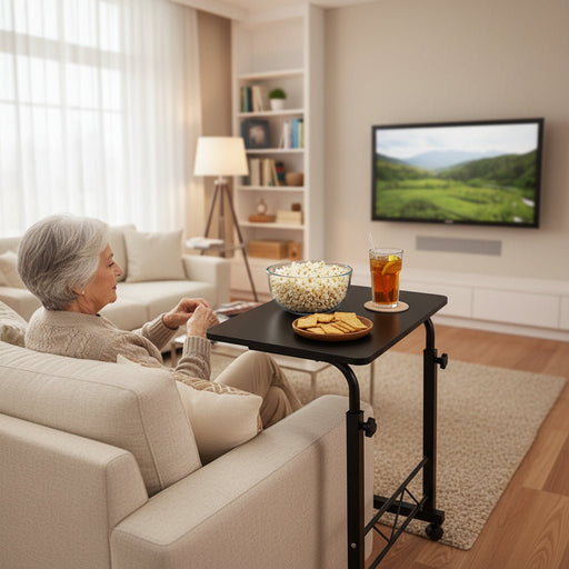 Danoz Furniture - Laptop Desk Table Adjustable 60CM Black - Free Postage - danozdirect