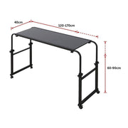 Danoz Furniture - Overbed Table Work Laptop Desk with Wheels - danozdirect