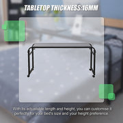 Danoz Furniture - Overbed Table Work Laptop Desk with Wheels - danozdirect