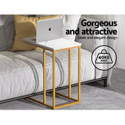 Danoz Furniture🪑Artiss Coffee Table Side Table Marble Effect Emma - danozdirect