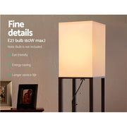 Danoz Furniture🪑Artiss Floor Lamp 3 Tier Shelf Storage LED Light Stand Home Room Vintage White - danozdirect