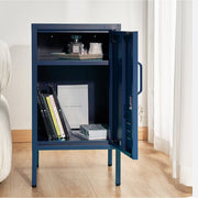 Danoz Furniture🪑🪑ArtissIn Bedside Table Metal Cabinet - MINI Blue - danozdirect