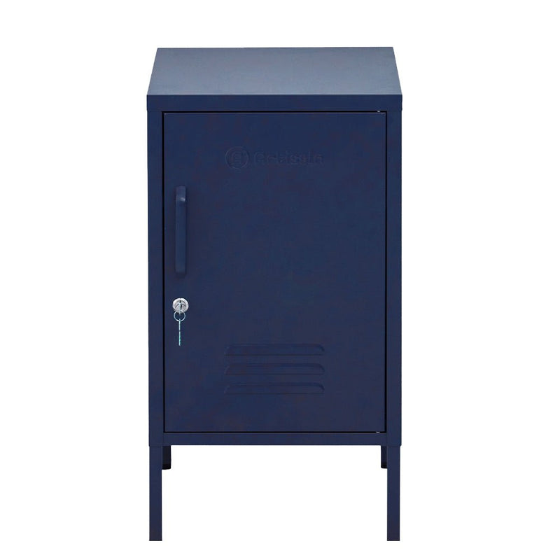 Danoz Furniture🪑🪑ArtissIn Bedside Table Metal Cabinet - MINI Blue - danozdirect
