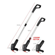 Danoz Garden - Electric Cordless Lawn Mower - USB Rechargeable Retractable Weeder + 5 Blade Kit - danozdirect