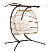 Danoz Gardeon Double size EggPod Swing Chair delivers premium outdoor seating made for two - danozdirect