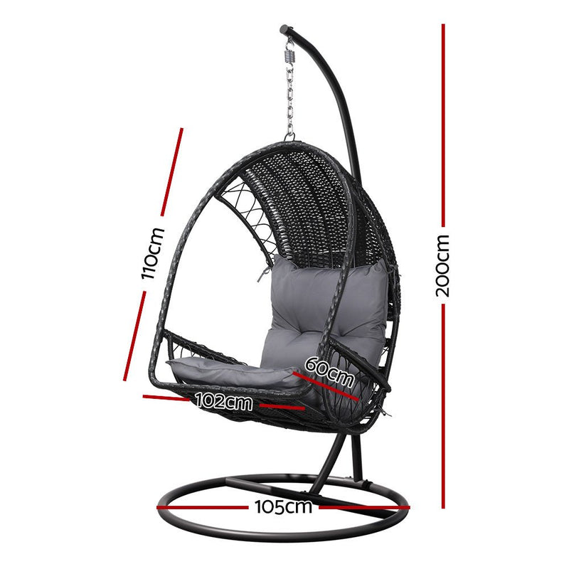 Danoz Gardeon EggPod Outdoor Swing Chair - Your personal retreat into luxury and comfort! - danozdirect